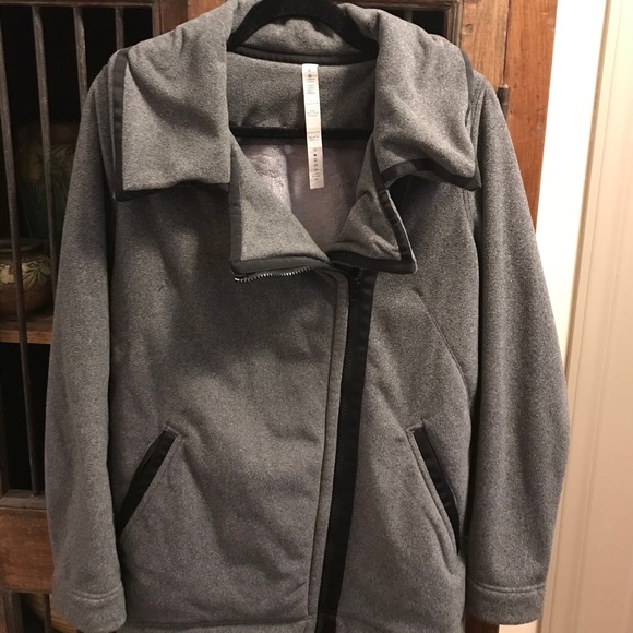 Lululemon Ambient Grey Moto Jacket - Picture 8 of 11